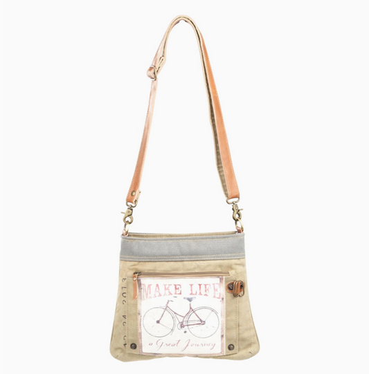 Make Life A Journey Shoulder/Crossbody Bag