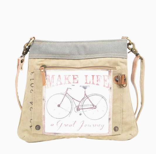 Make Life A Journey Shoulder/Crossbody Bag