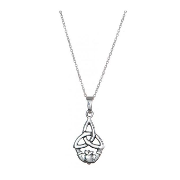 Toucan - Sterling Silver Celtic Claddagh Necklace