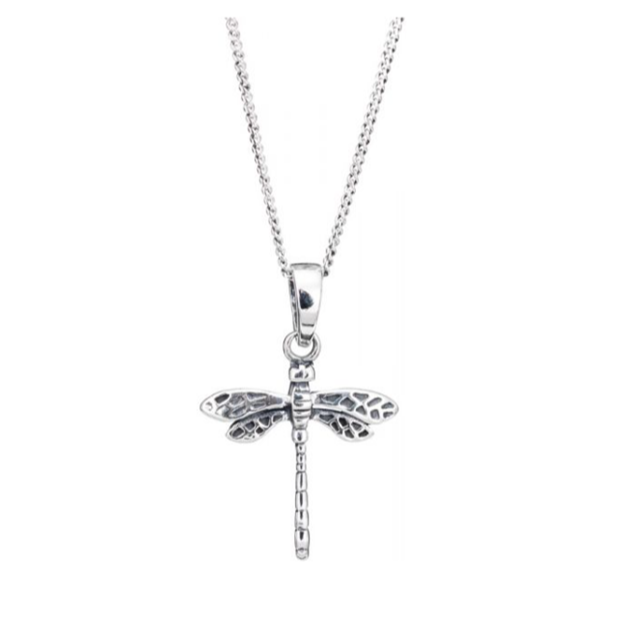 Toucan - Sterling Silver Dragonfly Necklace