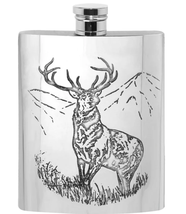 Pewter Hip Flask - 6oz
