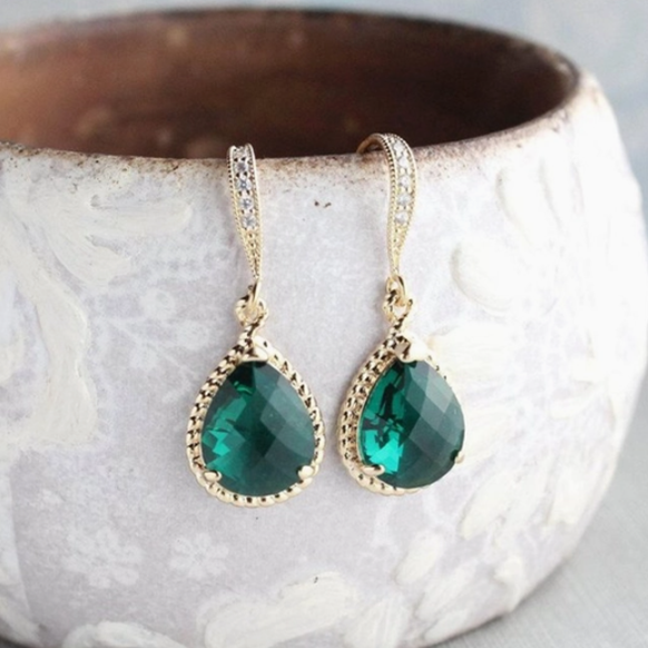 Glass Teardrop Pendant Rope Setting