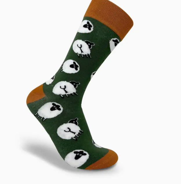 Art Sheep Socks