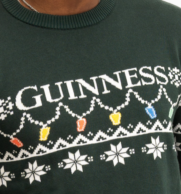Guinness Holiday Pint Lights Sweater