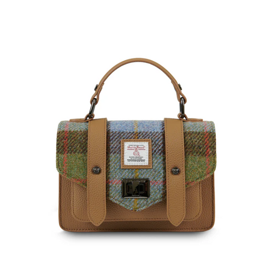 Harris Tweed Leather Mini Satchel