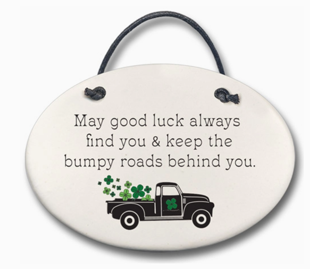 Ceramic Ornament - May Good Luck Find You