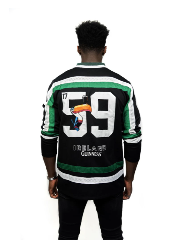 Toucan Hockey Jersey Black and Green