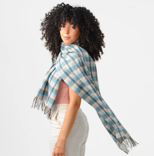 Harris Tweed Inspired Lambswool Scarf