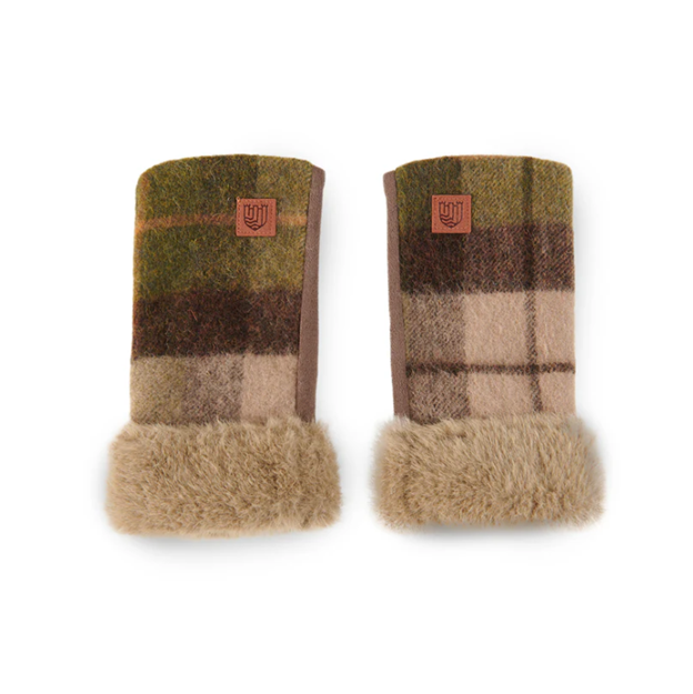 Harris Tweed Lambswool Mittens