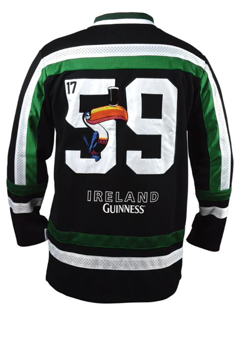 Toucan Hockey Jersey Black and Green