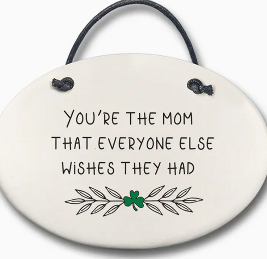 Ceramic Ornament - Mom