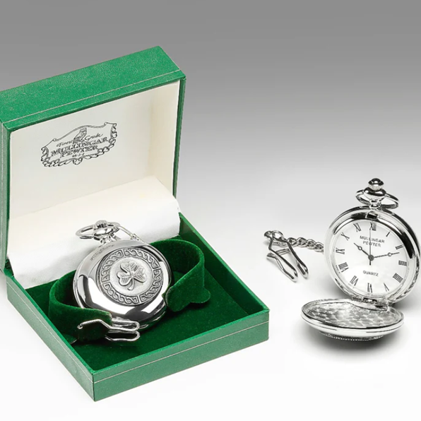 pewter pocket watch