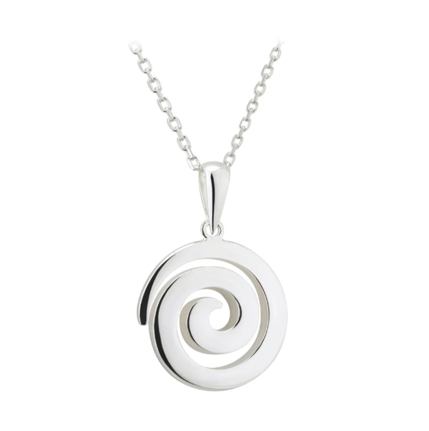 Silver Spiral Pendant