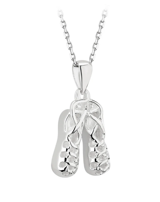 Silver Irish Dancing Poms Pendant