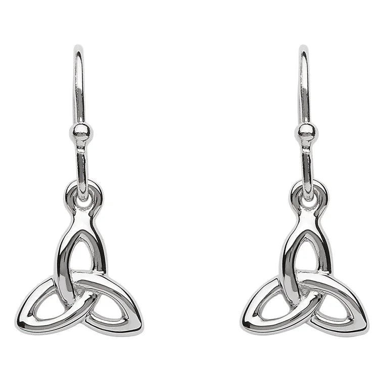 Celtic Trinity Knot Drop Earrings