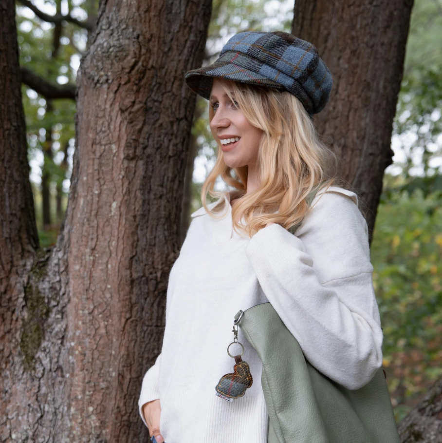 Harris Tweed Baker Boy Cap is
