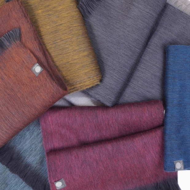 Alpaca Reversible Scarves