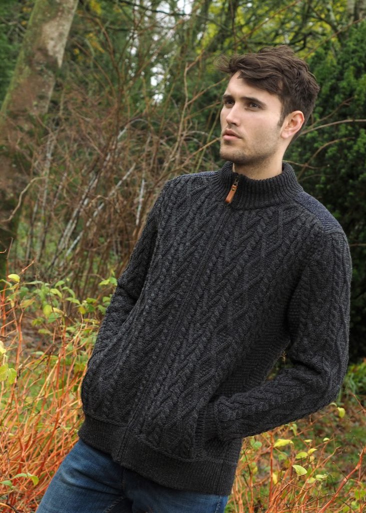 Aran Craft Zip Cardigan