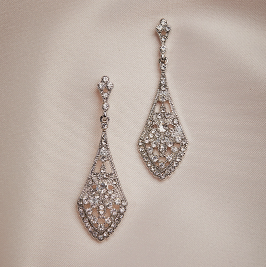 New Deco Long Drop Earring