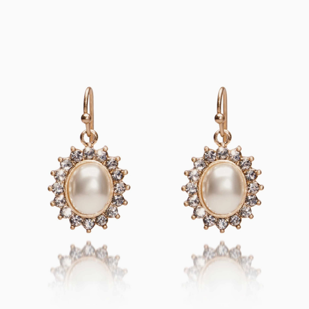 Regency Pearl Drop Earrings