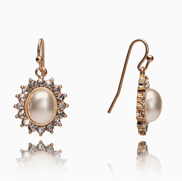 Regency Pearl Drop Earrings