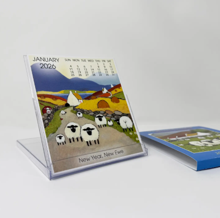 2026 Sheep Desk Calendar - Whimsical World Of Thomas Joseph
