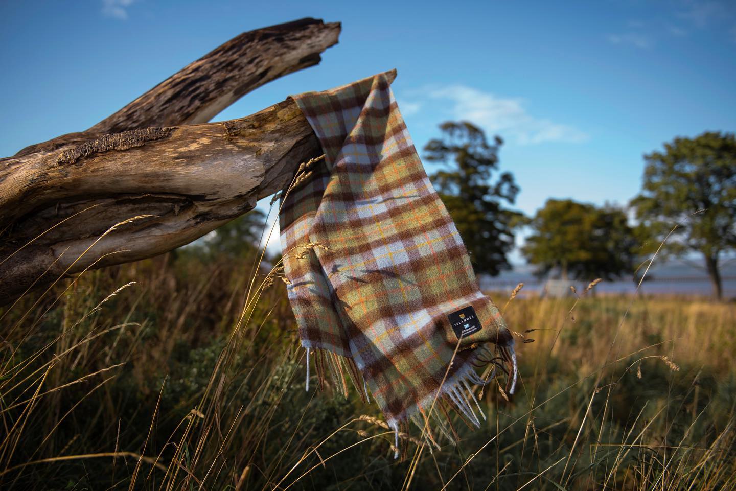 Harris Tweed Inspired Lambswool Scarf