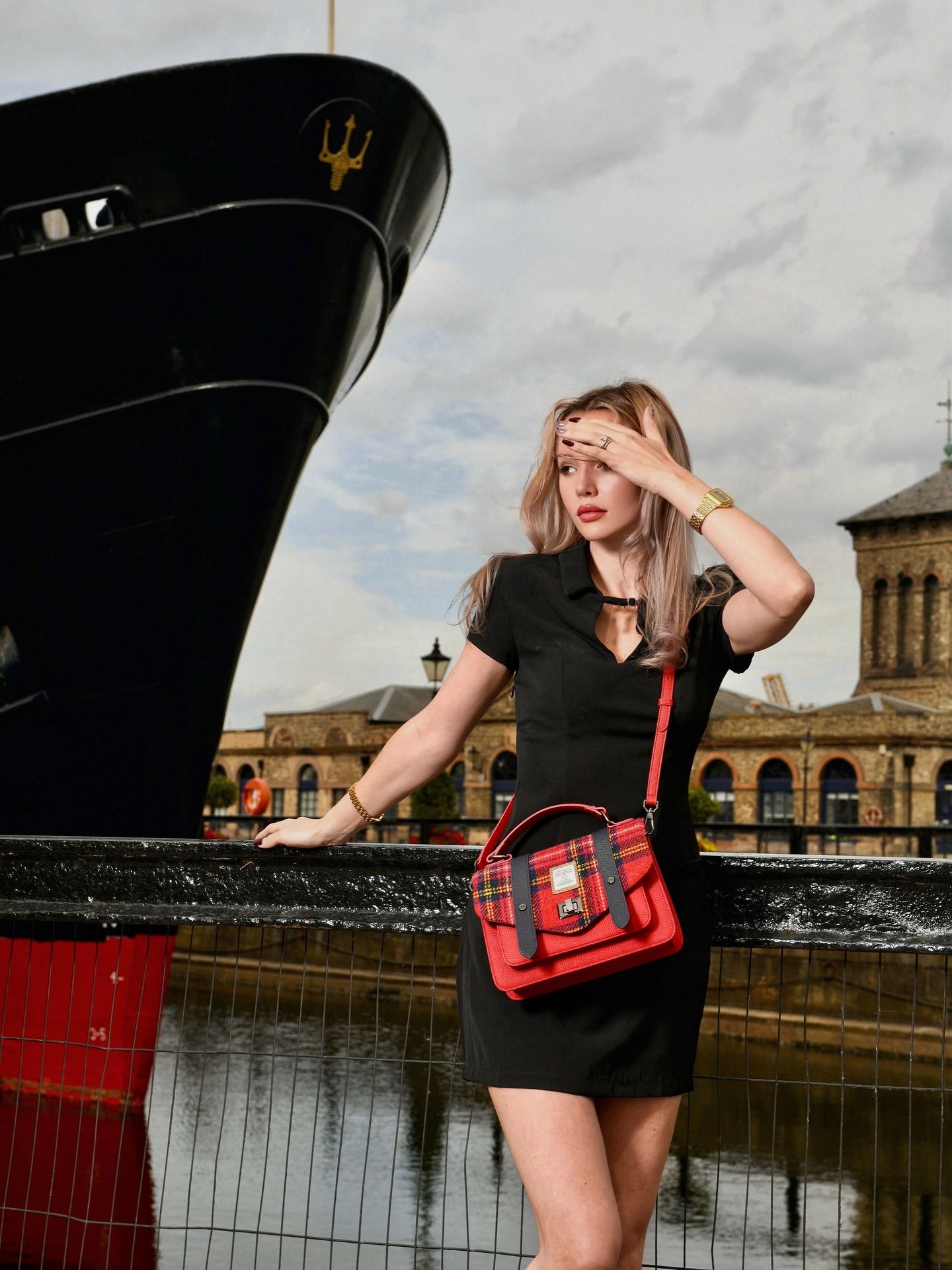 Harris Tweed Medium Satchel