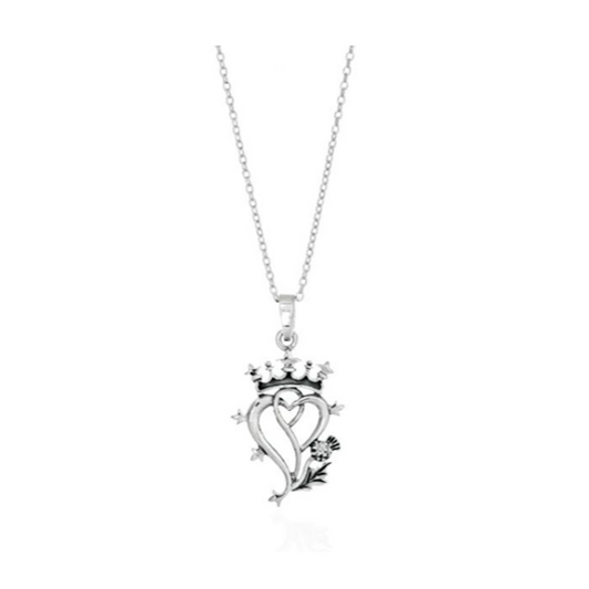 Toucan - Sterling Silver Luckenbooth and Thistle Charm Necklace