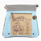 Columbias Light Blue 2 Zipper Shoulder Bag