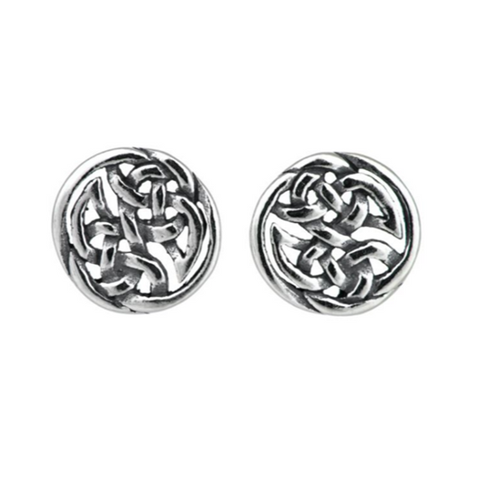 Toucan - Sterling Silver Celtic Stud Earring