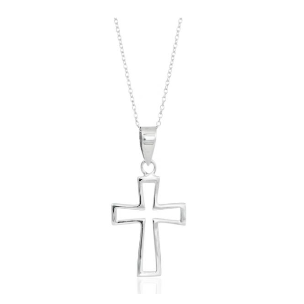 Toucan - Sterling Silver Cross Necklace