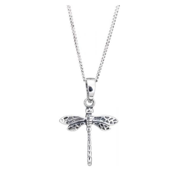 Toucan -  Sterling Silver Dragonfly Necklace