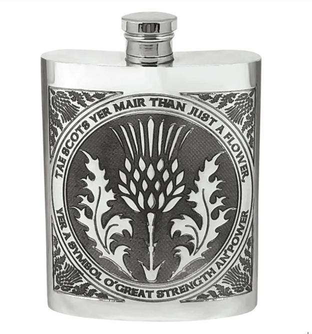 Pewter Hip Flask - 6oz