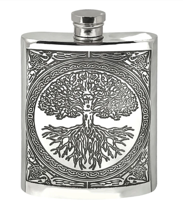 Pewter Hip Flask - 6oz