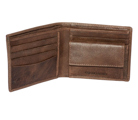Five slot RFID gents brown wallet