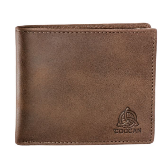 Five slot RFID gents brown wallet