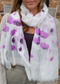 Lightweight Scarf - Purple Poppy