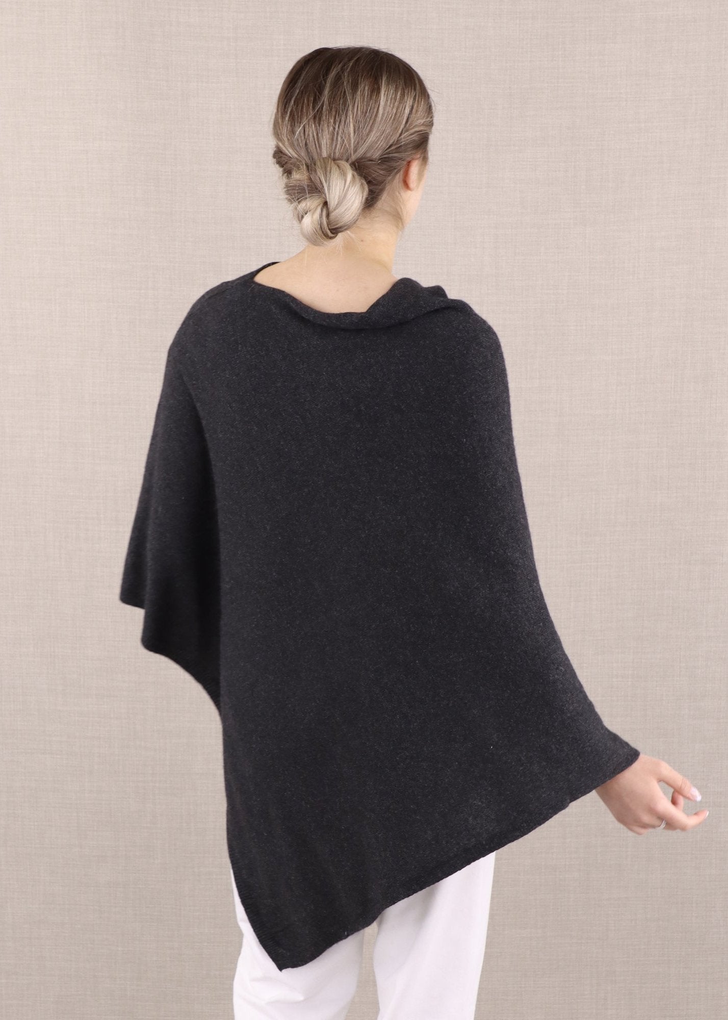 Cashmere Blend Poncho