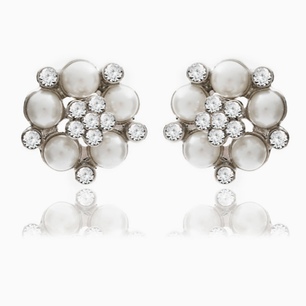 Audrey Hepburn Pearl Stud Earrings