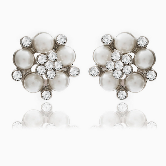 Audrey Hepburn Pearl Stud Earrings