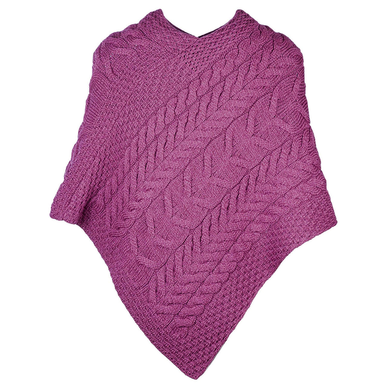 Supersoft Merino Knit Triangular Poncho