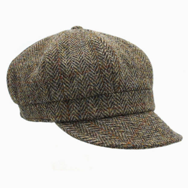 Harris Tweed Baker Boy Cap