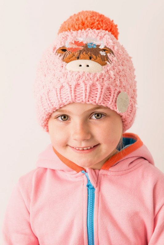 Bonnie Highland Cow Beanie