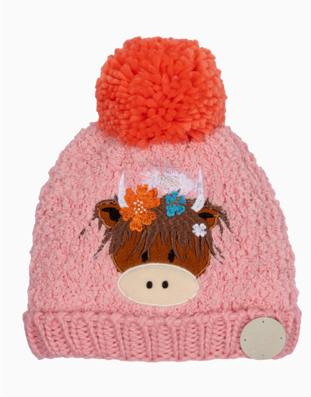 Bonnie Highland Cow Beanie