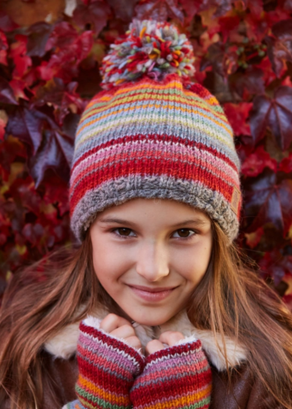 Kids Beanies Seville Bobble