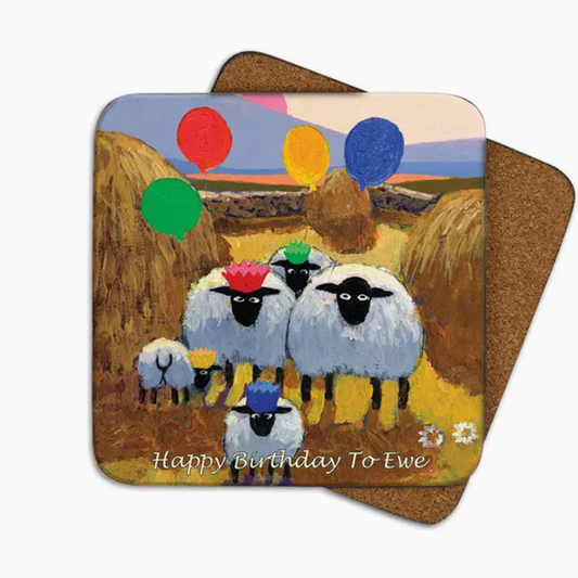 Coaster - Happy Birthday To Ewe