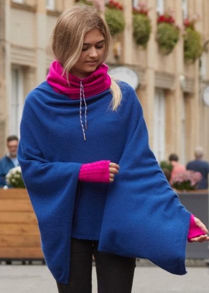 Cashmere Blend Poncho