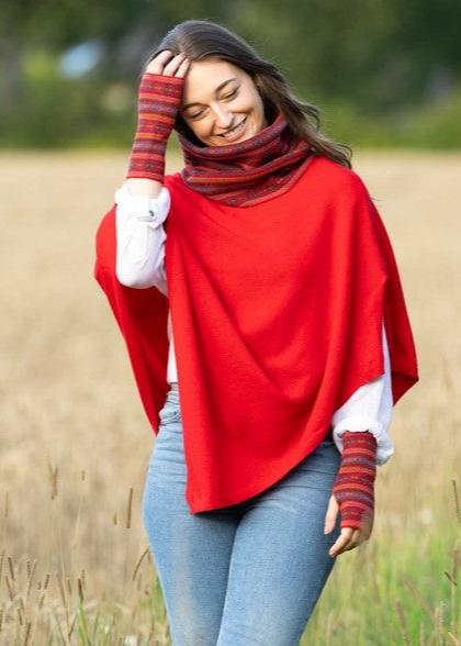 Cashmere Blend Poncho