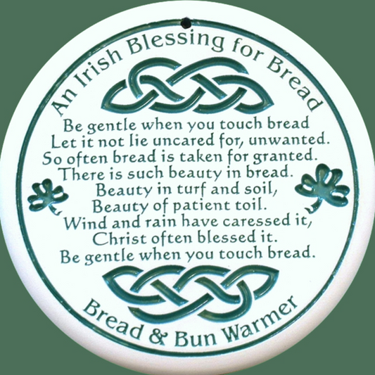 Bread Warmer/Trivet - Irish Blessing For Bread